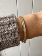 two sided diamond bangle