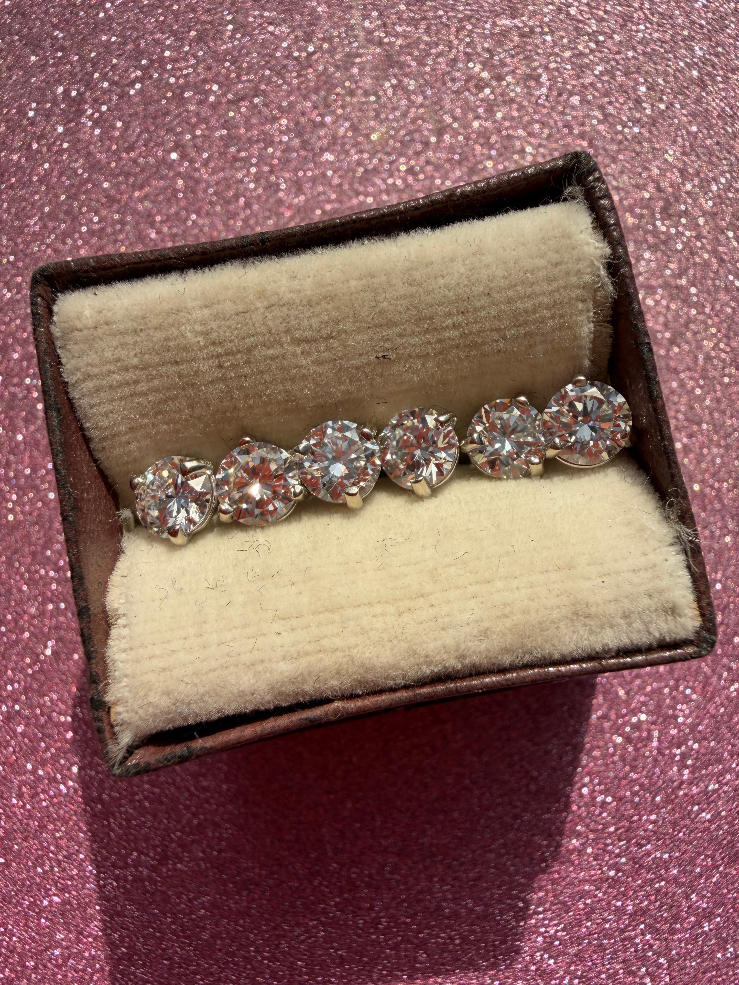 VVS2 1.02-4.19tcw lab diamond stud earrings