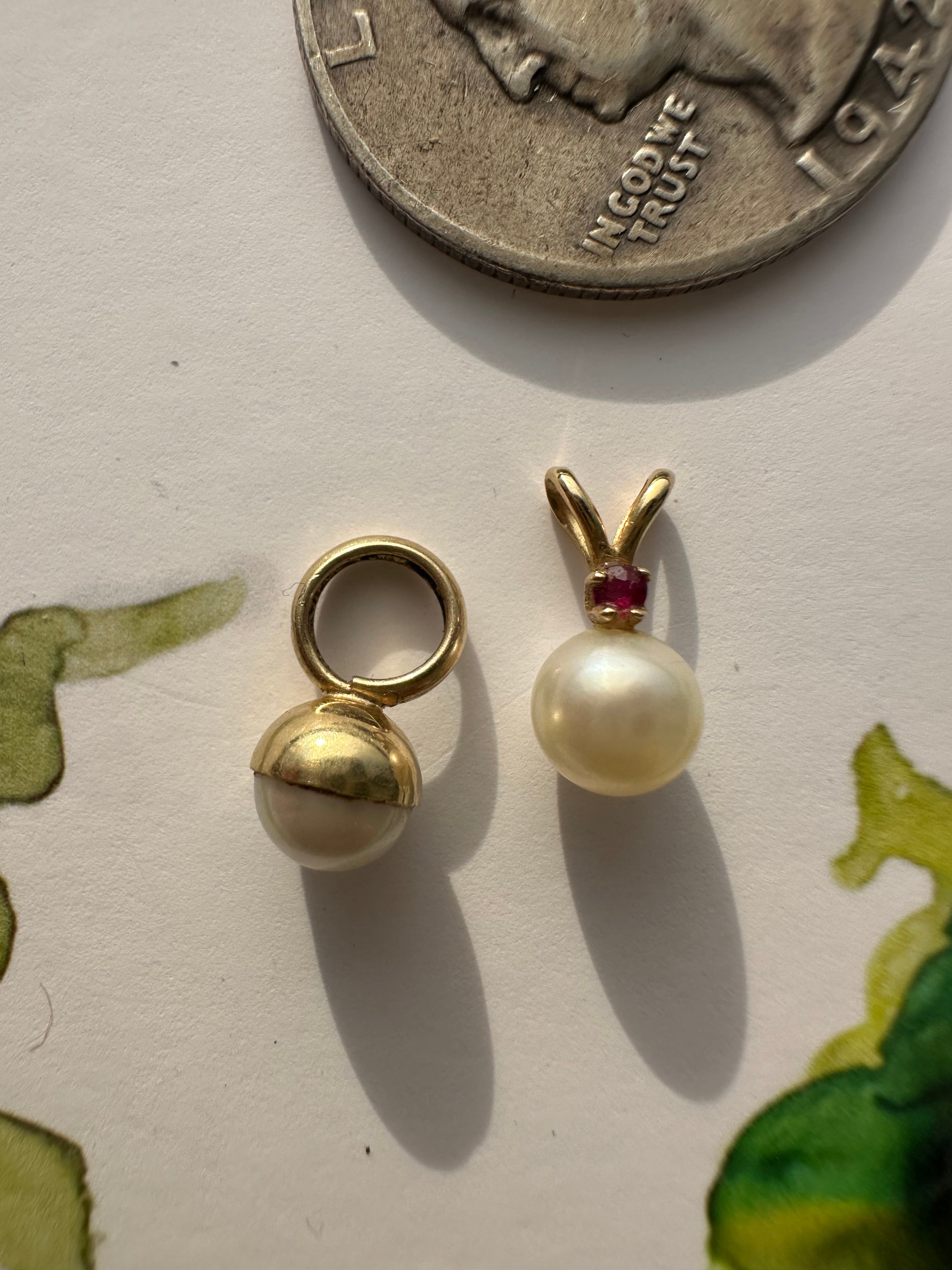 pearl baubles