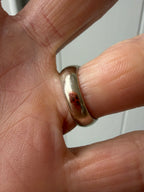 white gold diamond and sapphire dome ring