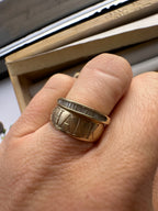 baguette diamond stacking band