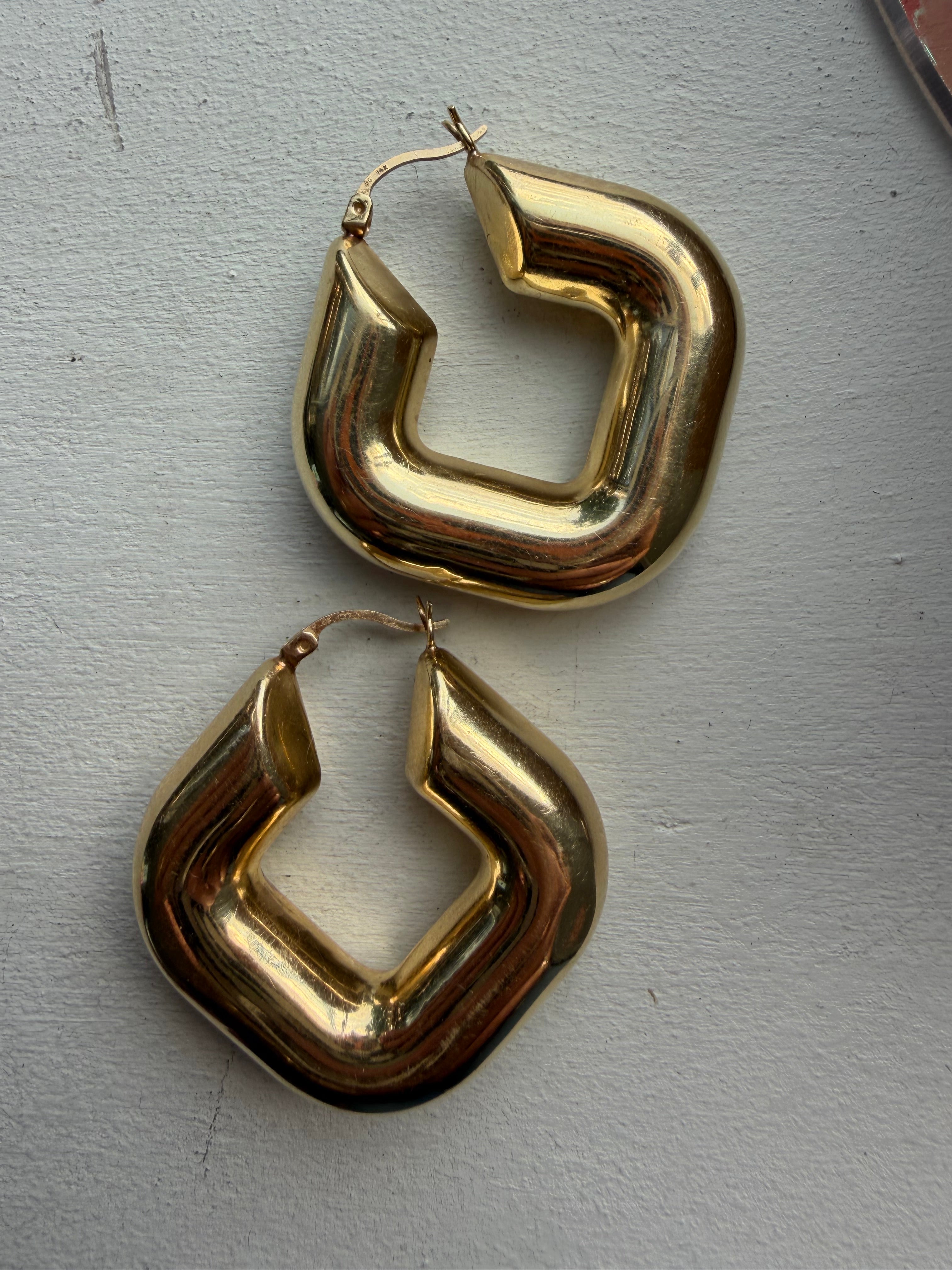 chubby oversized tube hoops