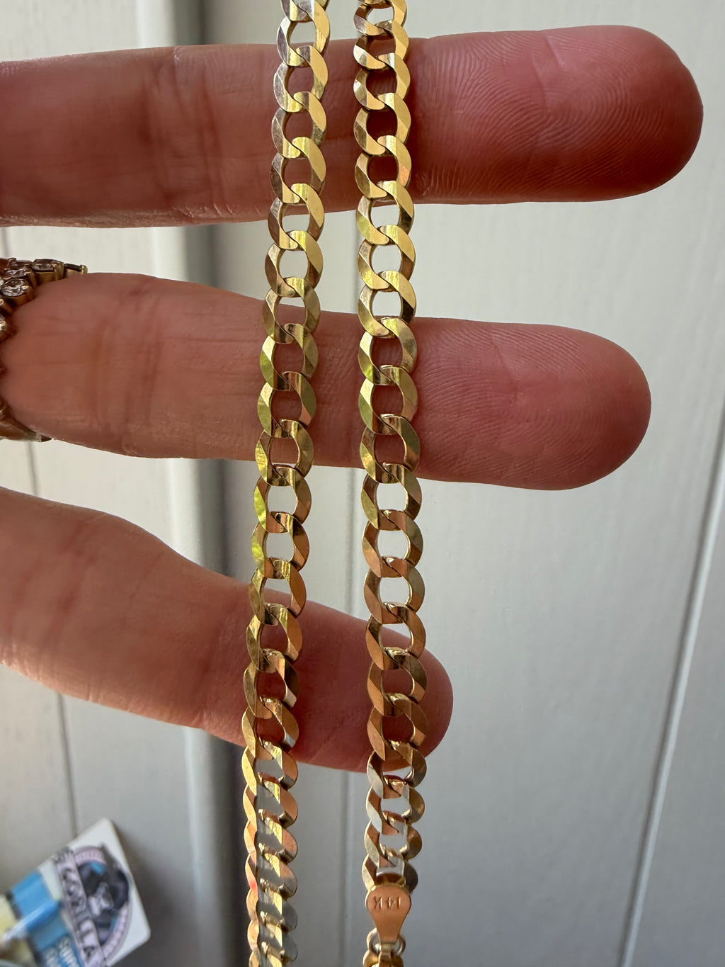 22.25" wide link curb chain