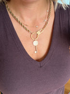 heavy S key with diamonds