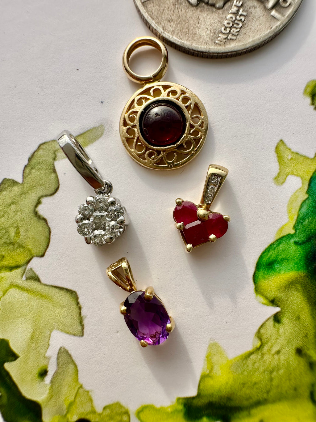 gemstone charms