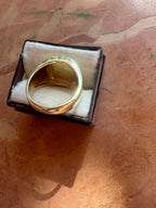 vintage engraved signet ring