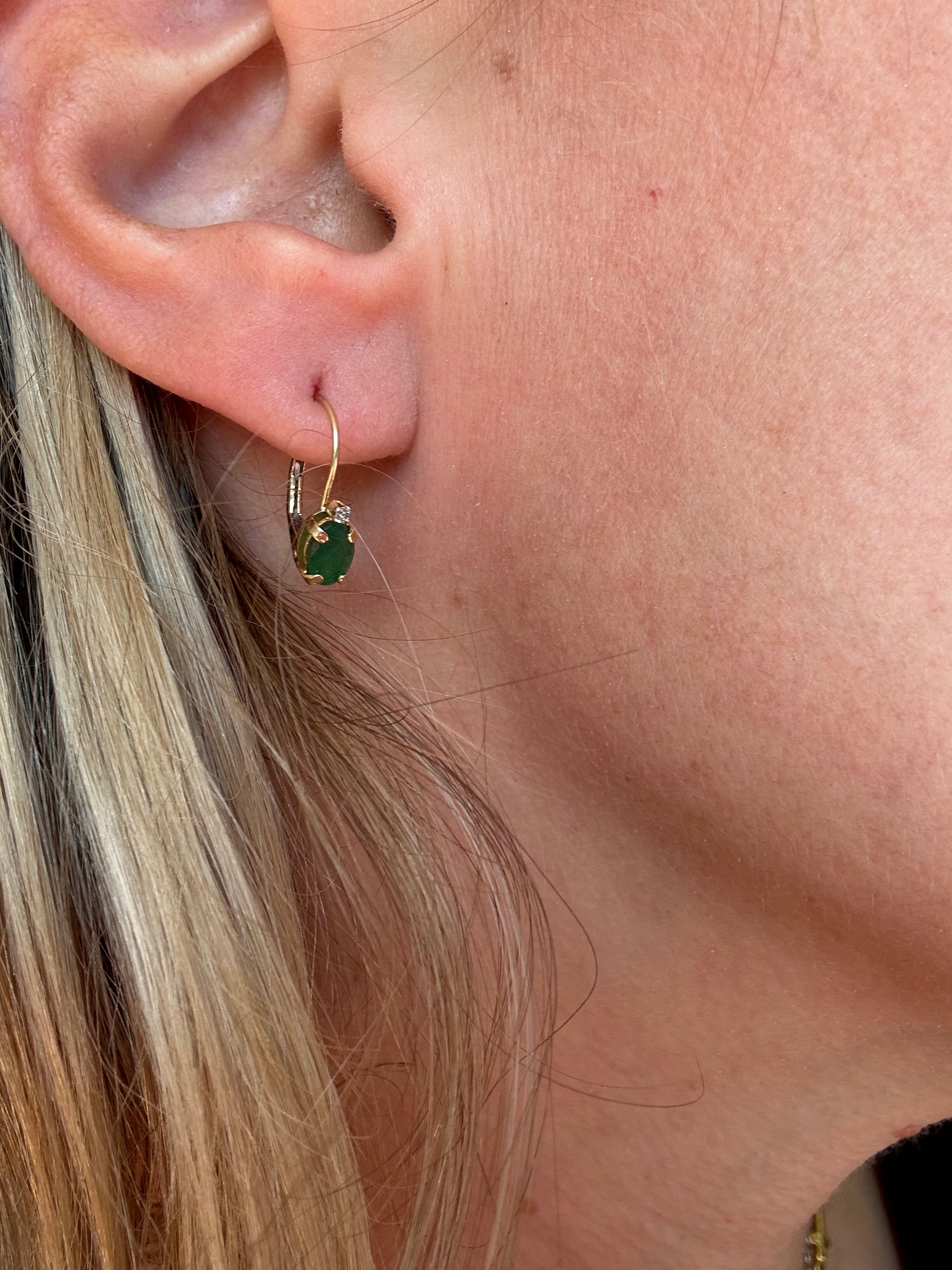 emerald earrings