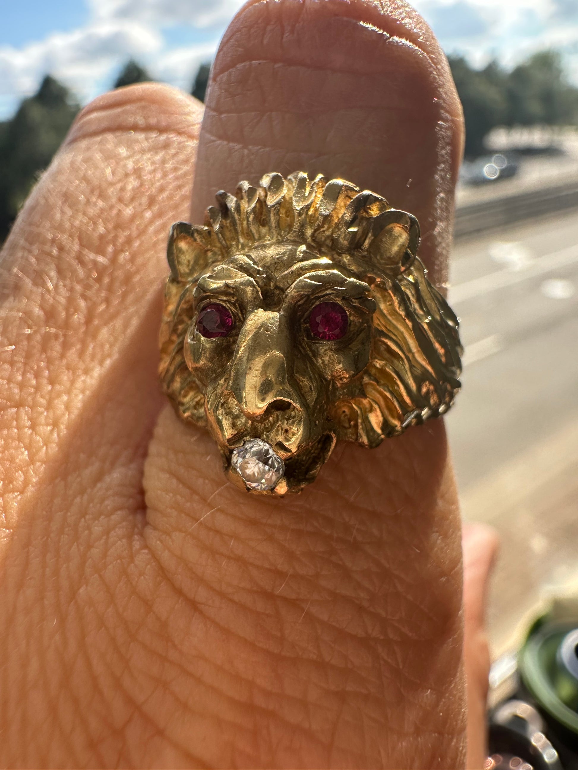 lion ring