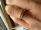 baguette diamond stacking band