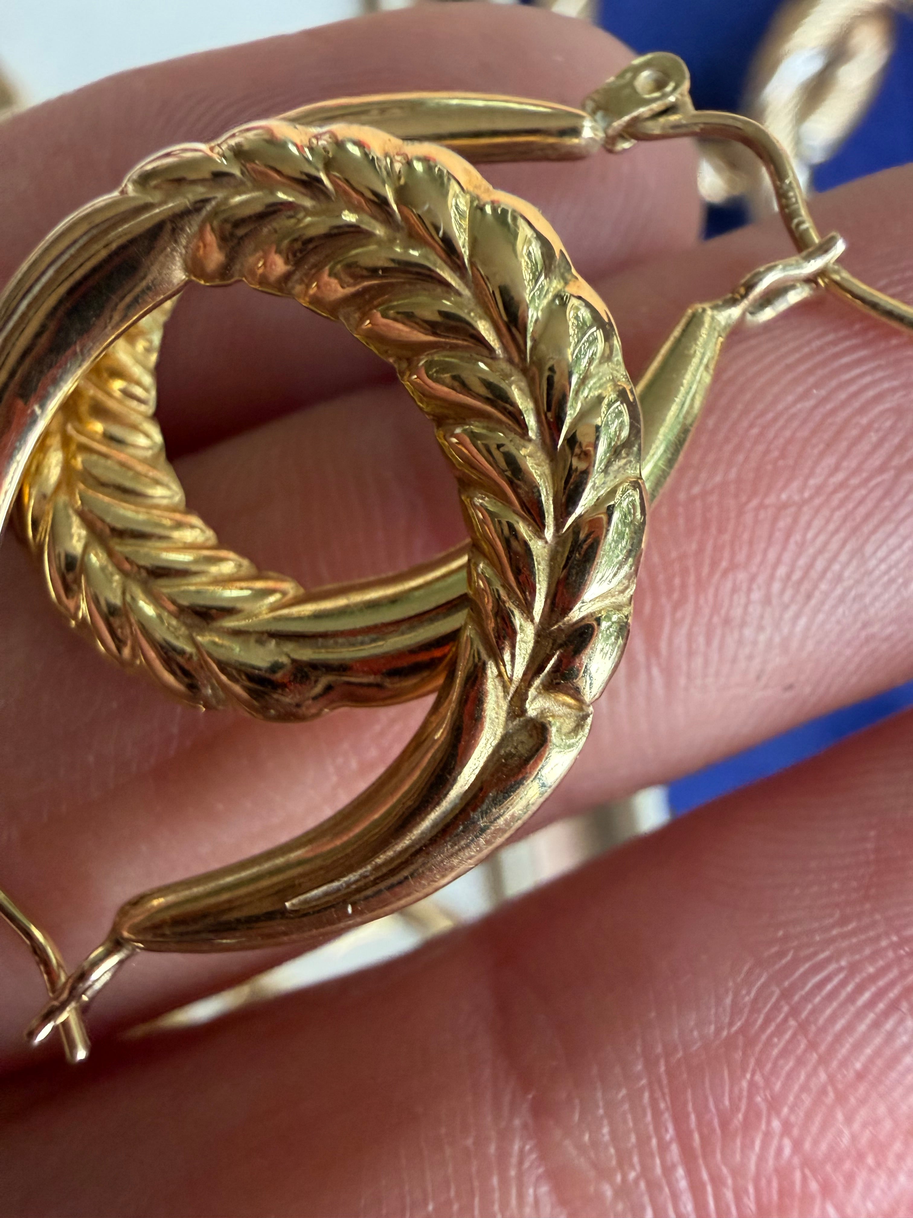 leafy hoops