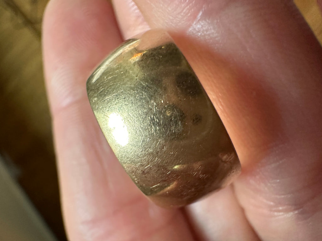 10mm vintage artcarved wide band