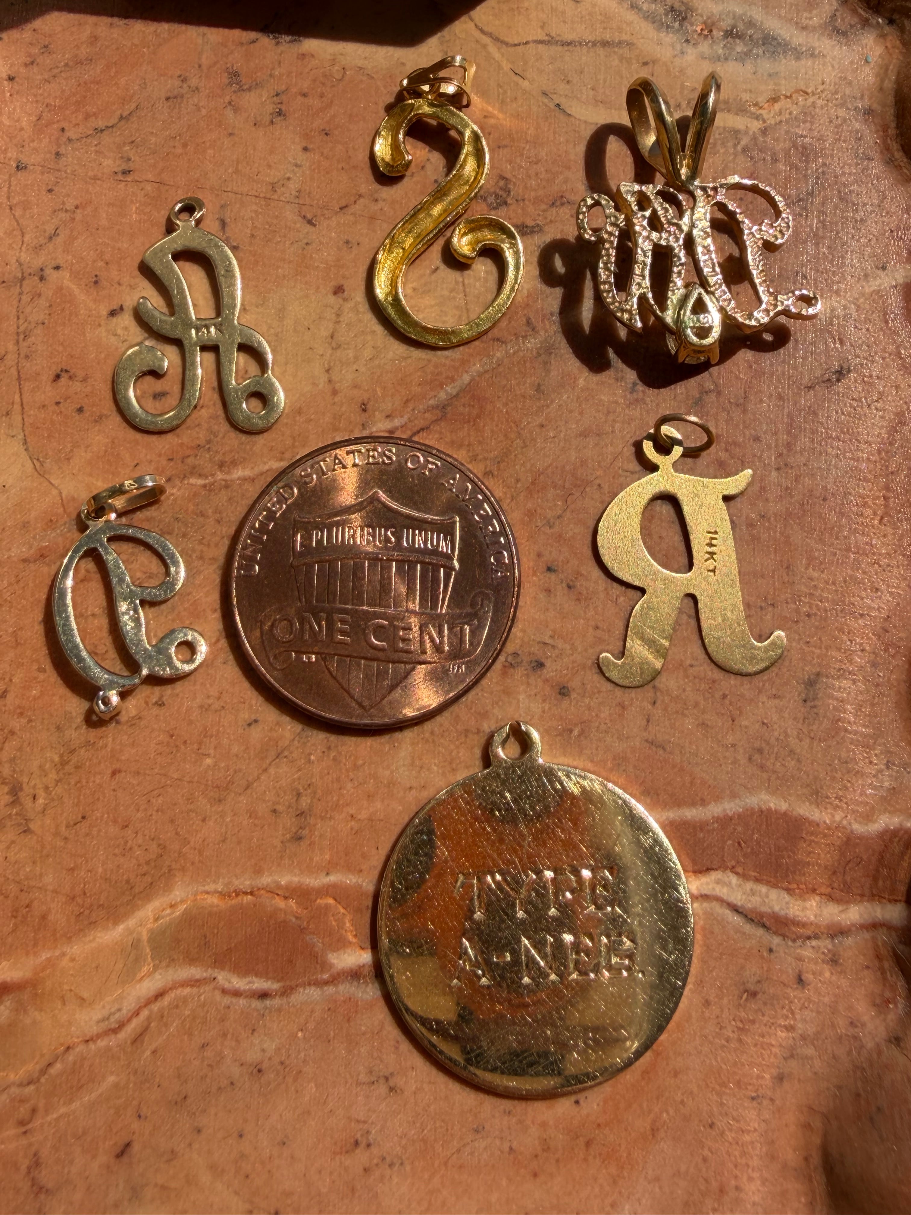 letter charms