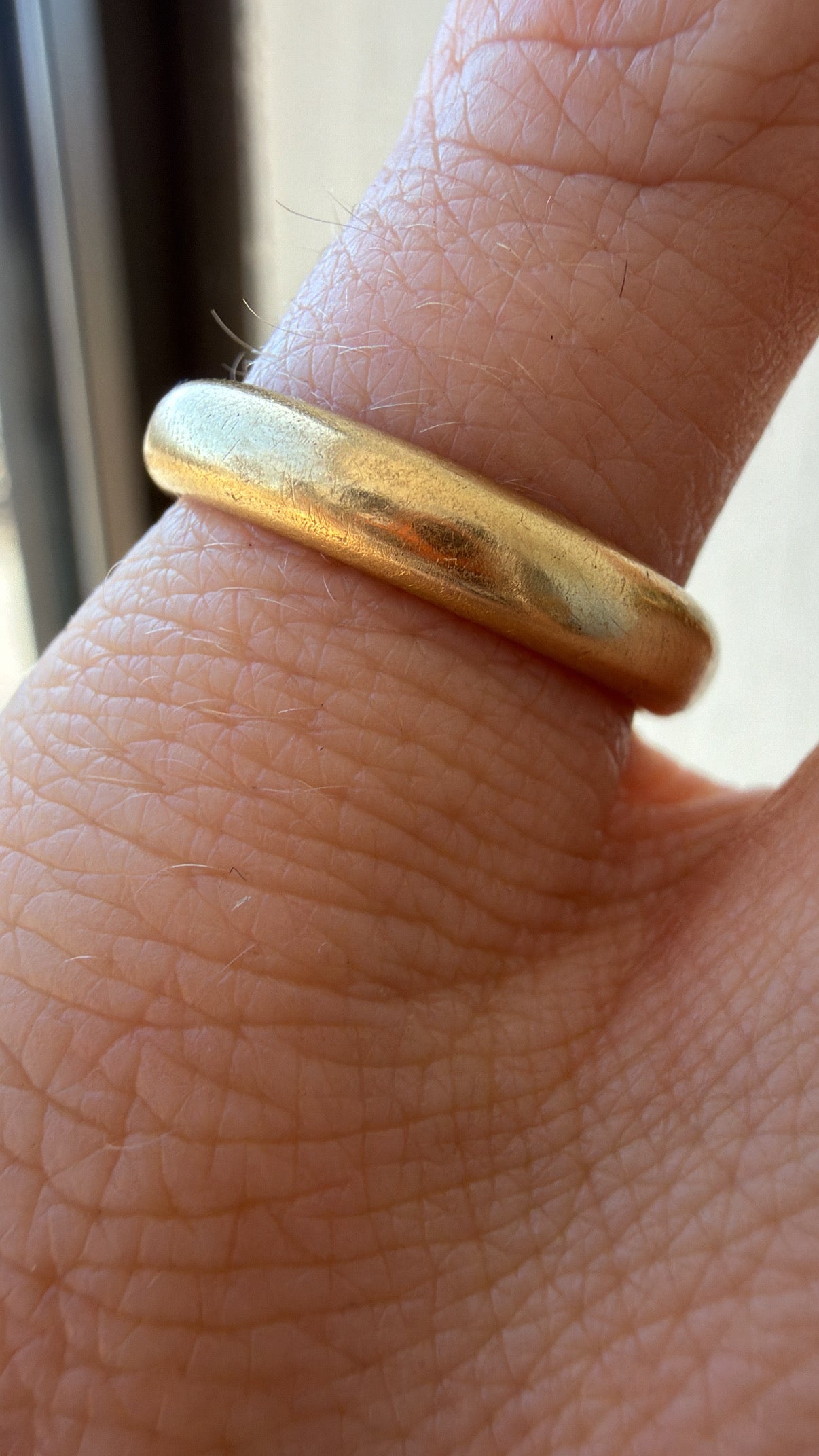 18k vintage JR Woods & Sons donut
