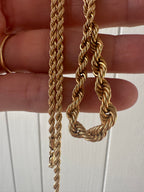 18k graduated 17.75” rope