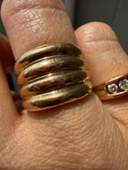 quadruple ribbed wide band