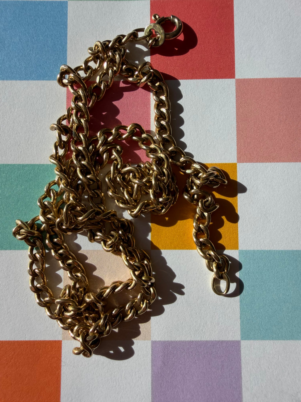 21" semi hollow curb chain