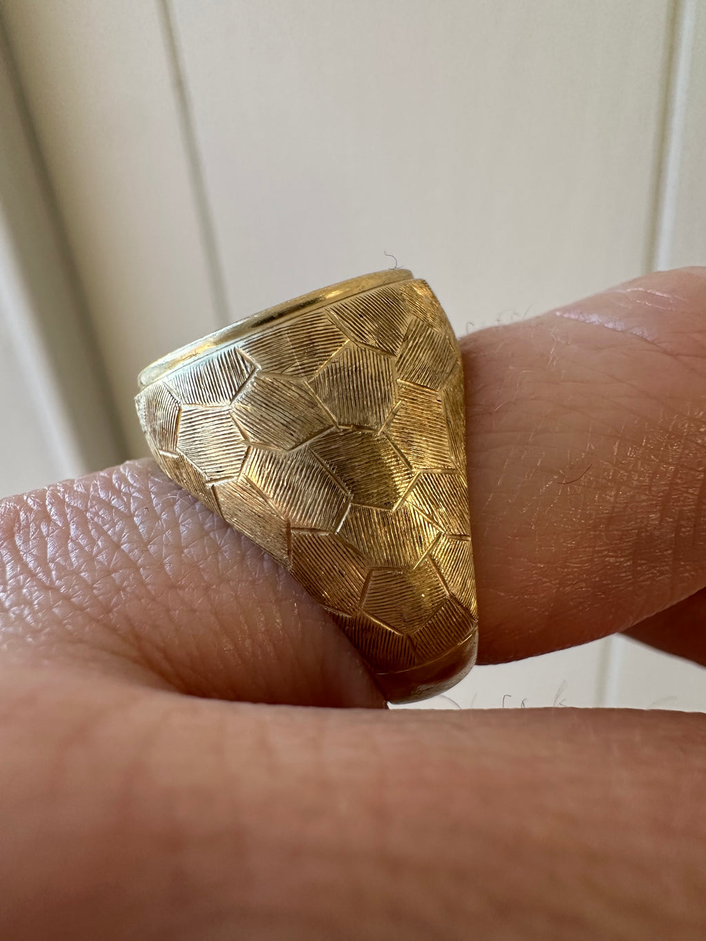 1909 $2.5 Indian Head 18k coin ring