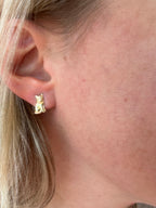 motif stud earrings