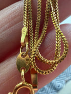 21.75” Franco chain 21k gold