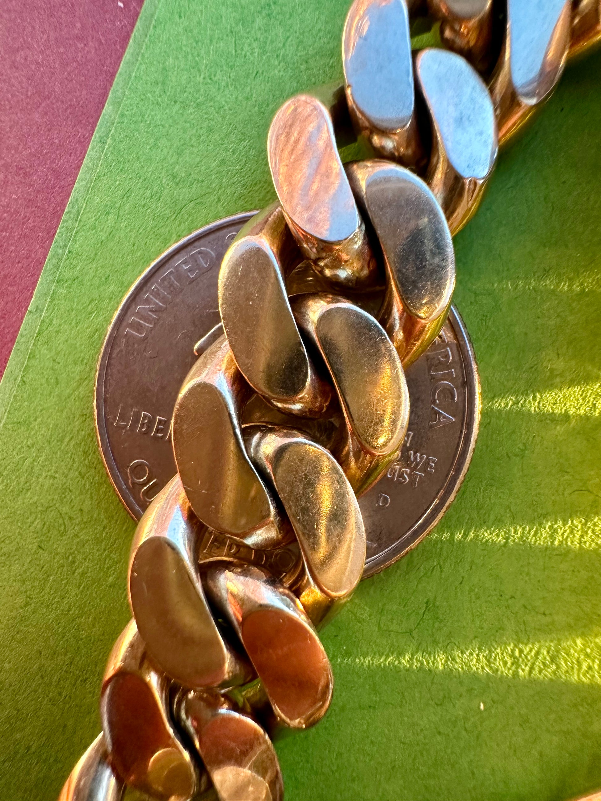 104g vintage curb bracelet