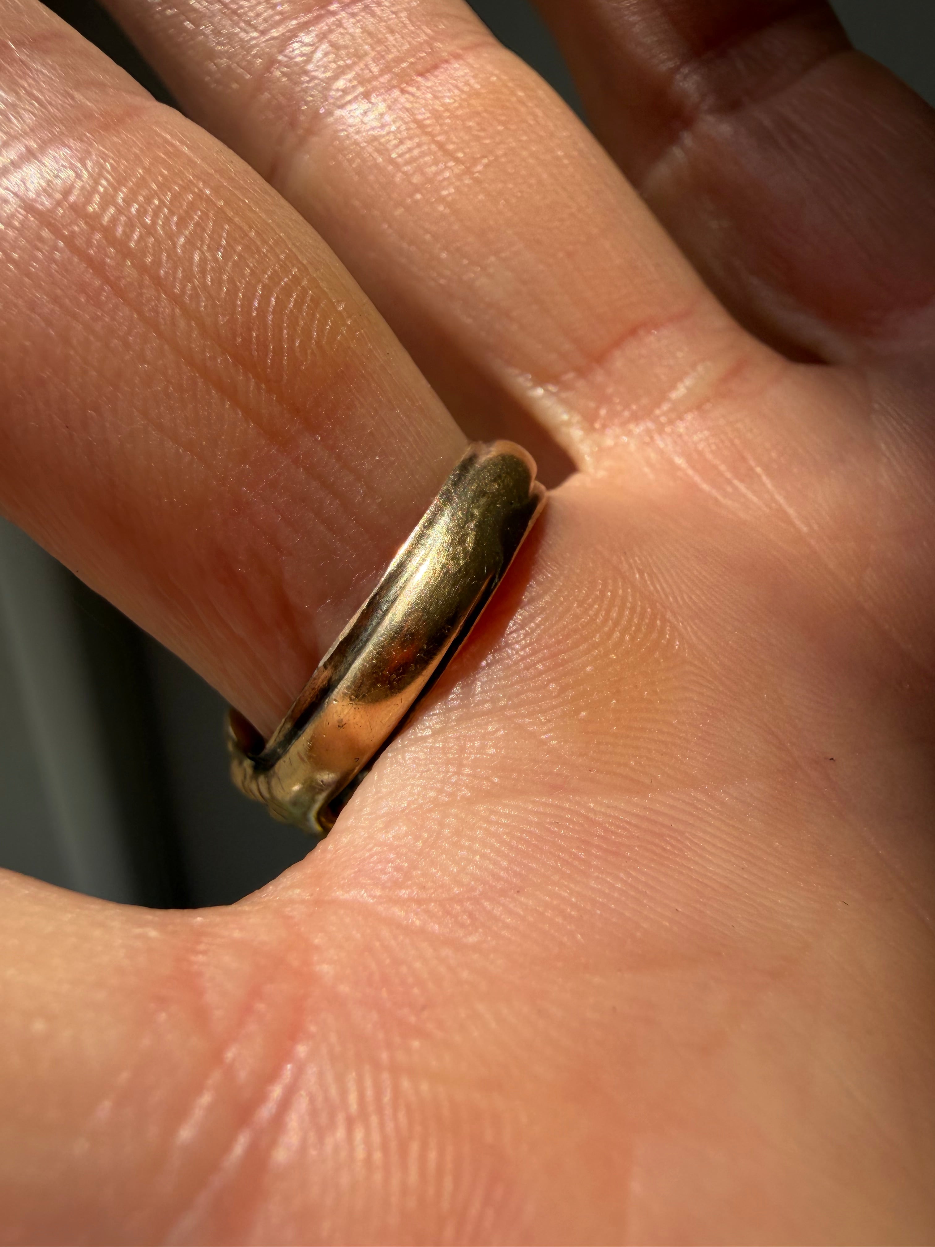 unique claw foot hand engraved signet