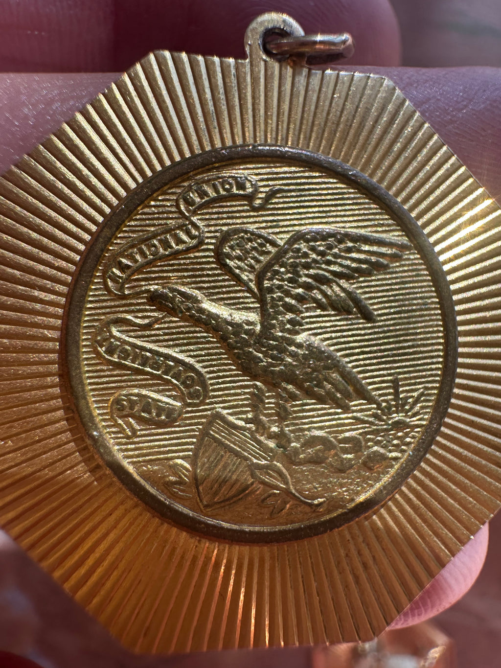 vintage medallion charms