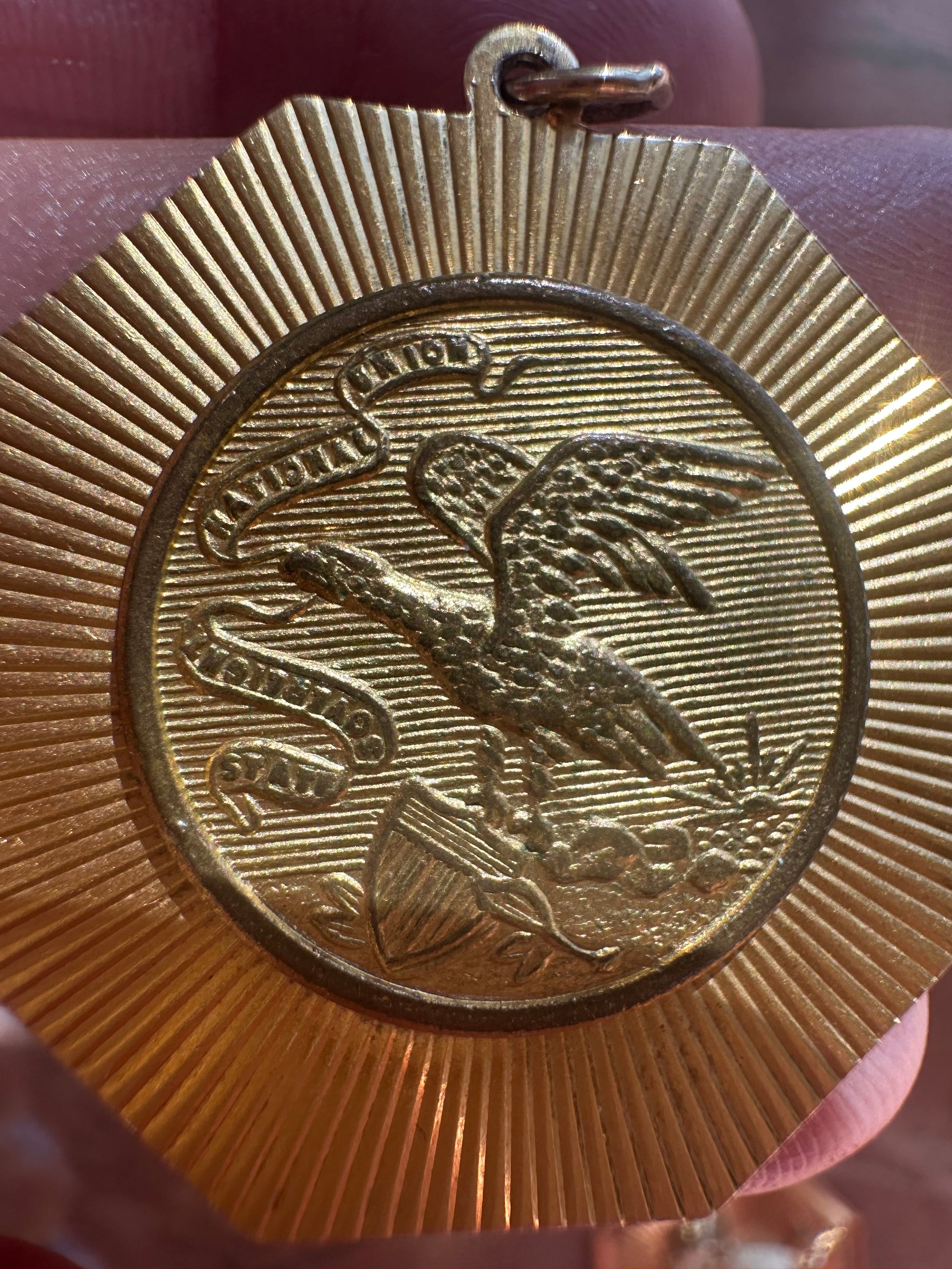 vintage medallion charms