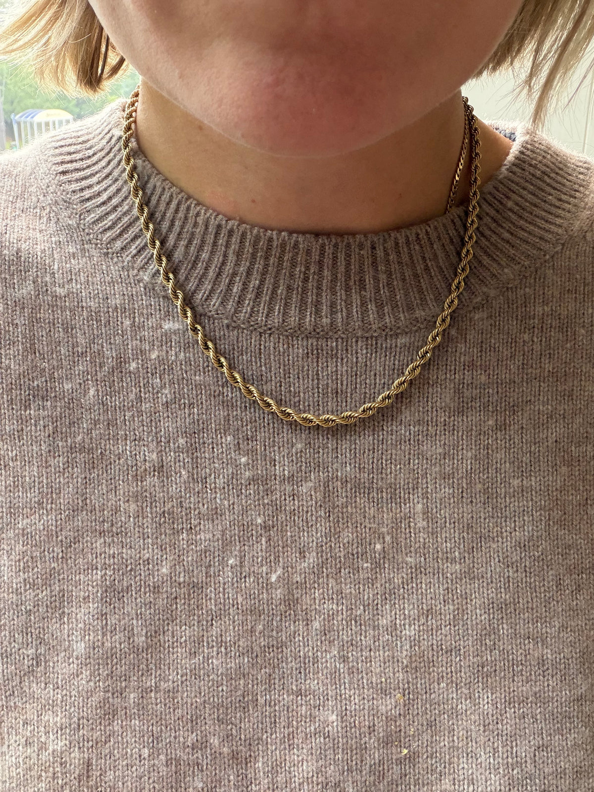 19" rope chain