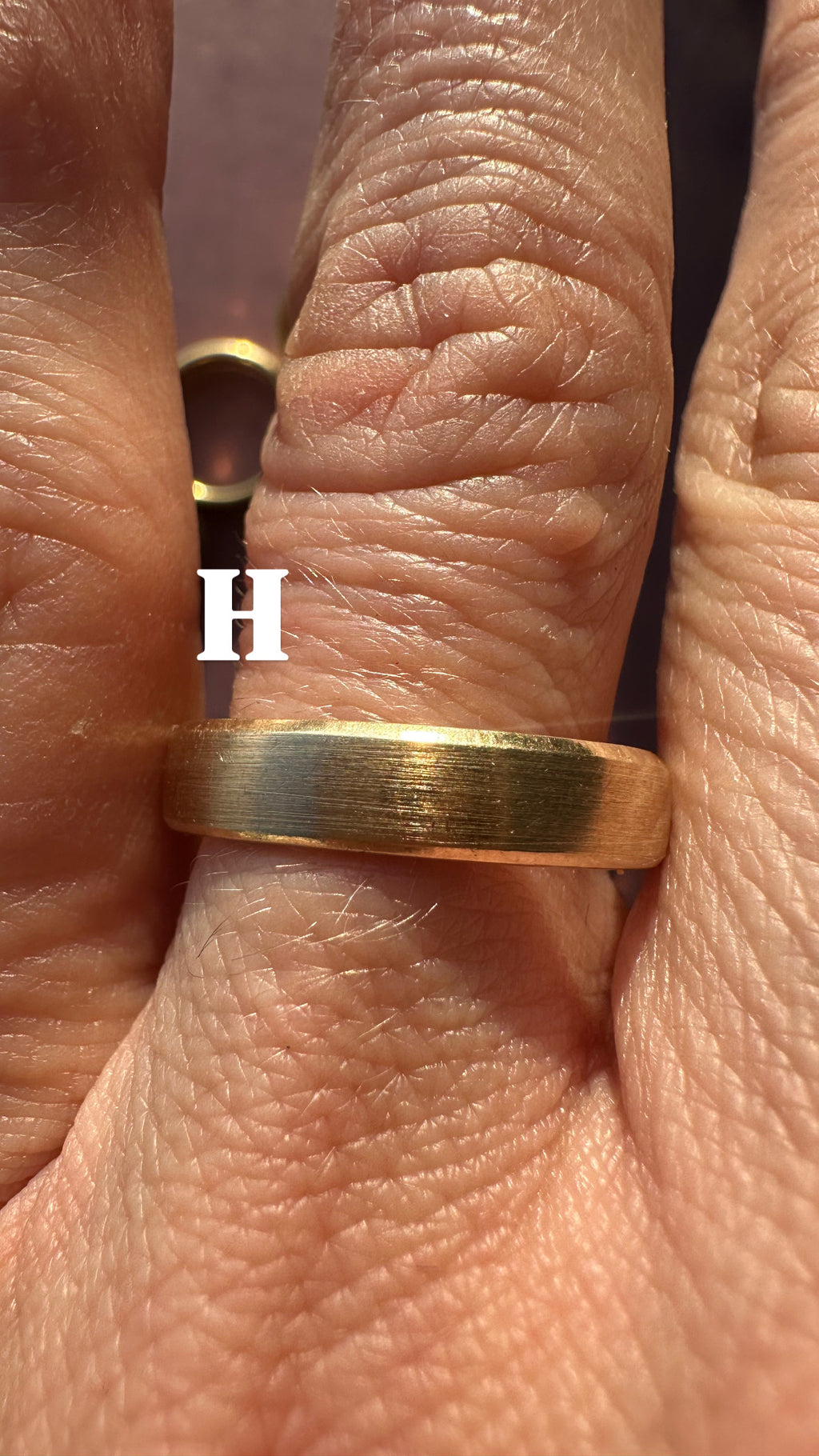 a collection of gold bands