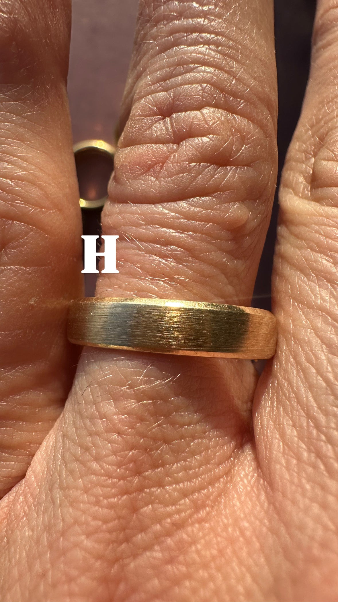 a collection of gold bands