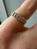 double row diamond stacking band