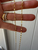 sparkly anchor link chain 22.25"