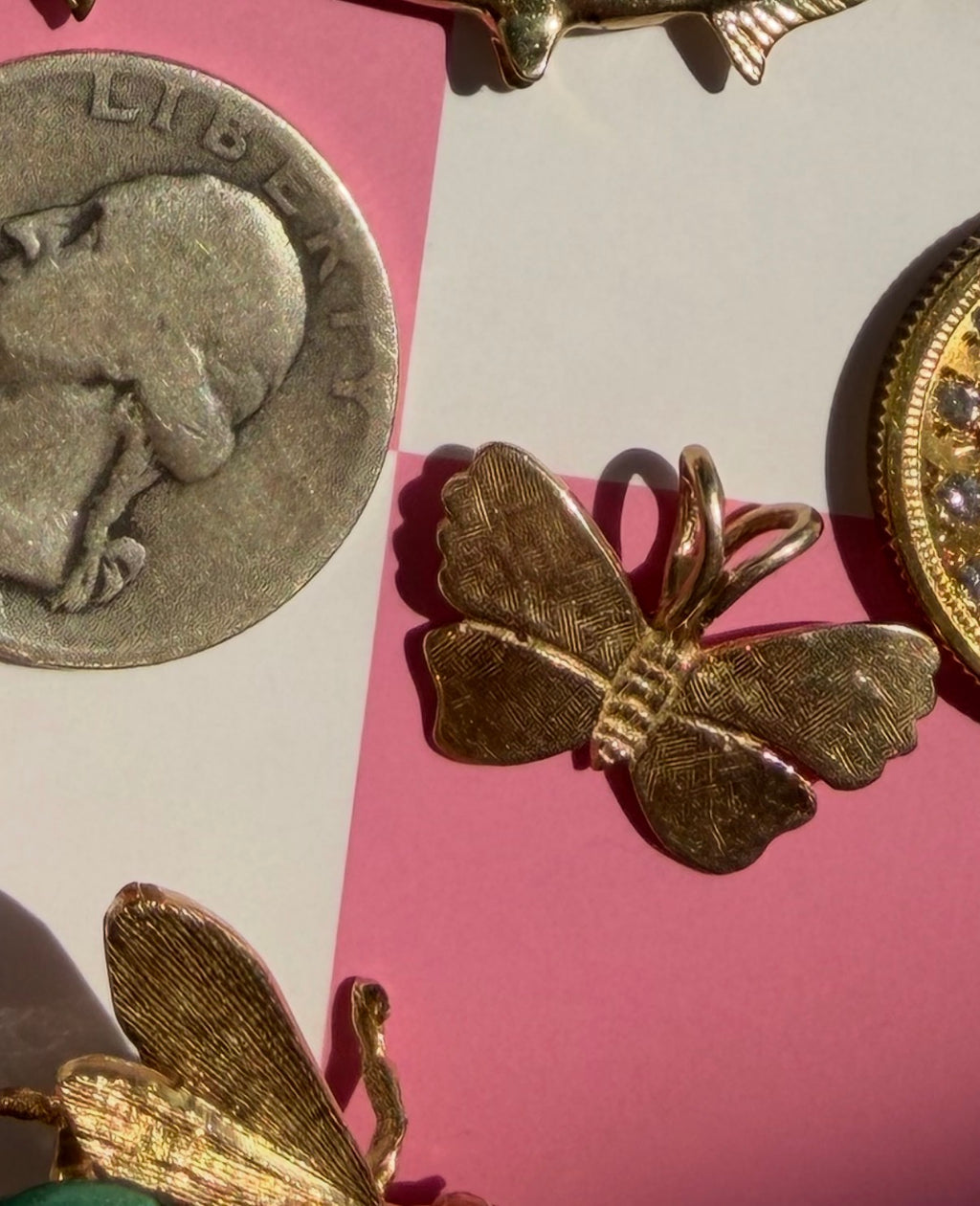 florentine finish butterfly