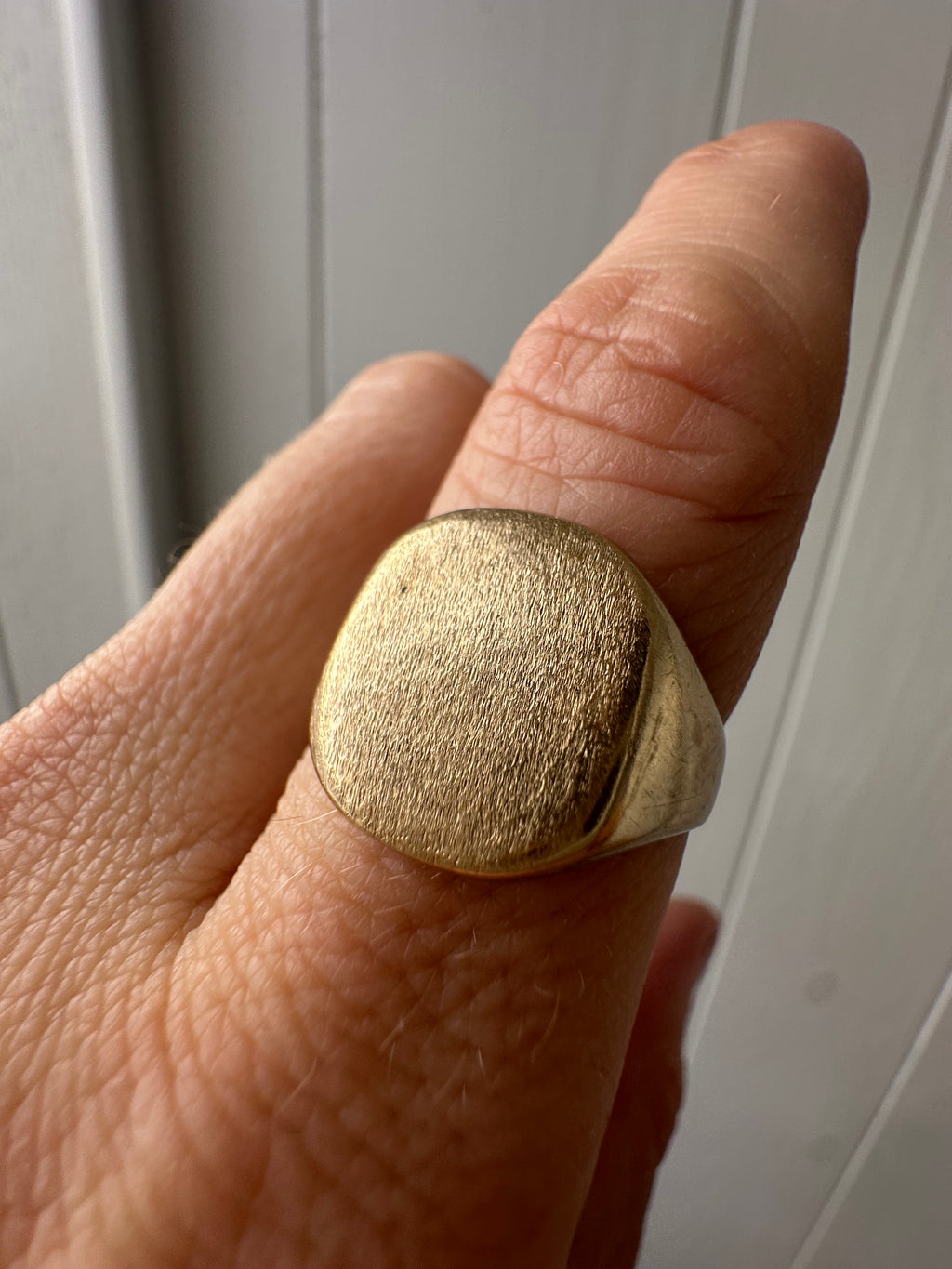 blank signet ring