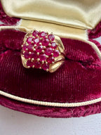 ruby cluster ring