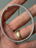 collection of 14k bangles