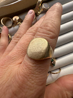 blank signet ring