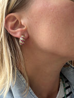 ruby and diamond croissant hoop