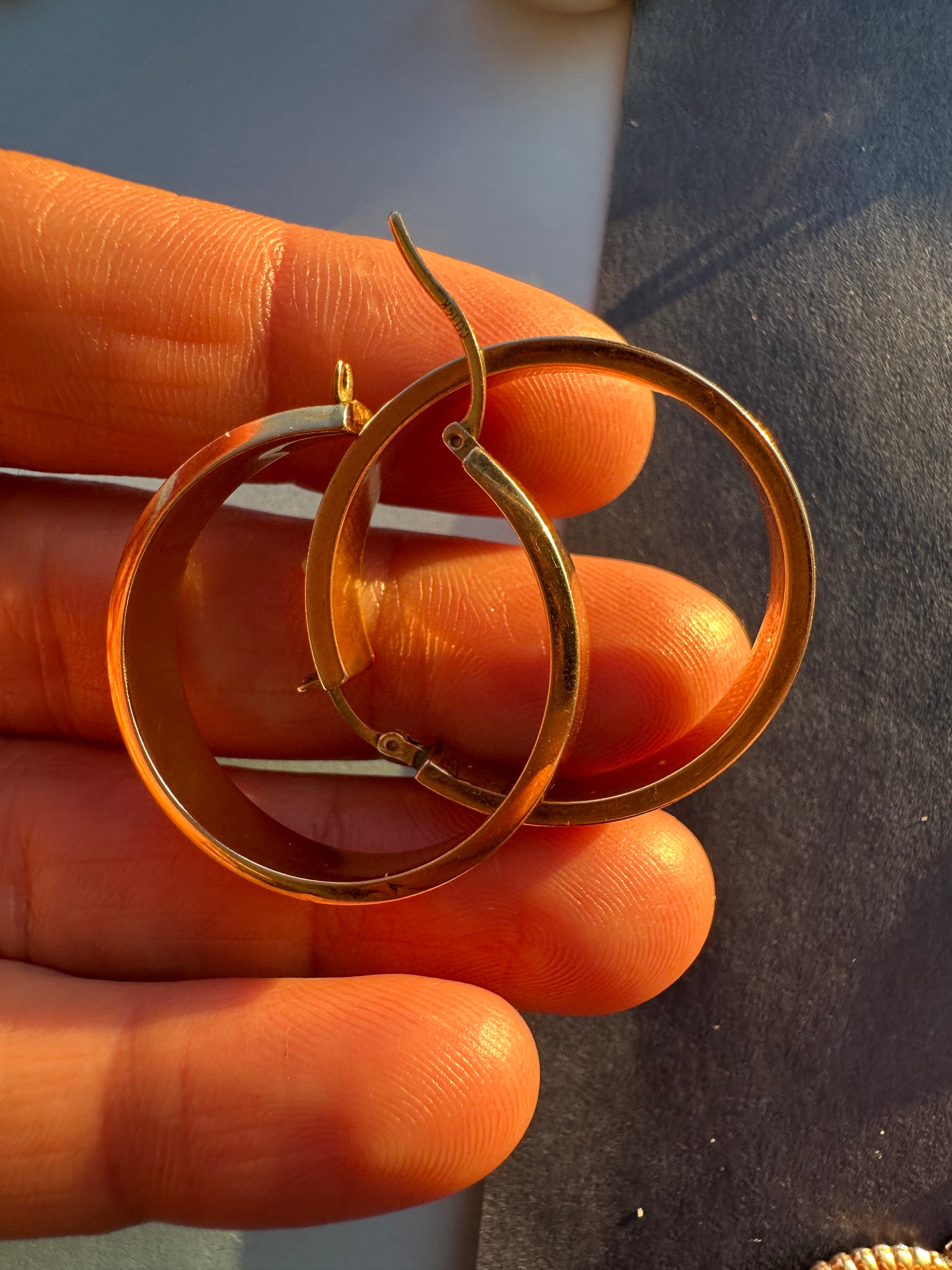 square edge hoops 1.1”