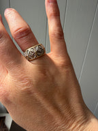 open work diamond ring