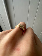 two tone X or knot band