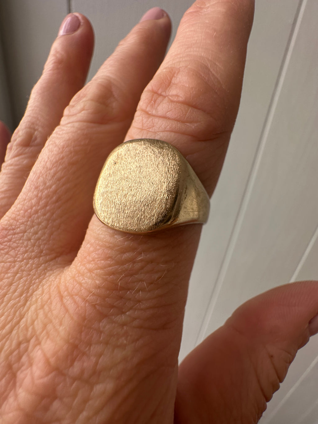 blank signet ring