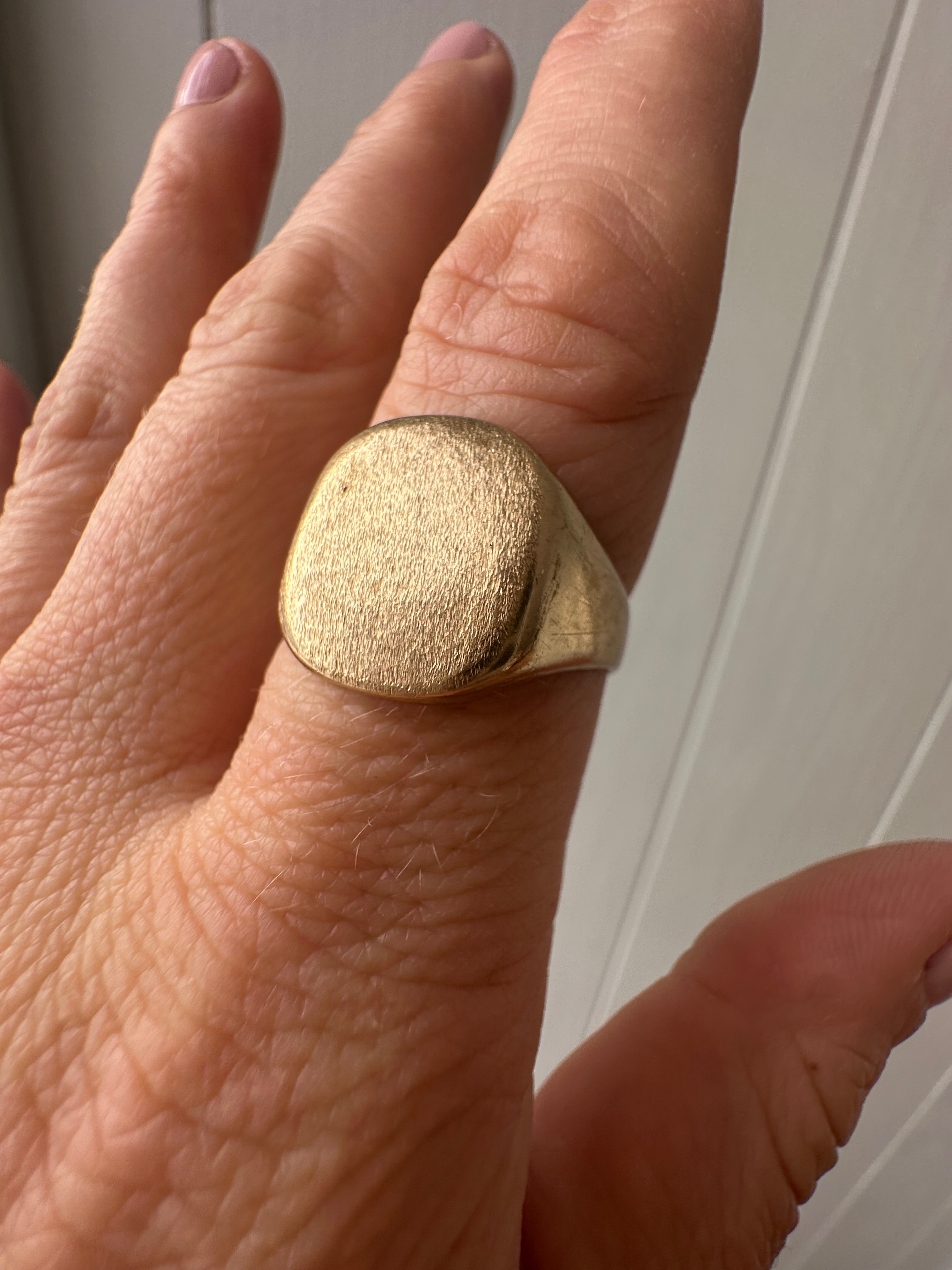 blank signet ring