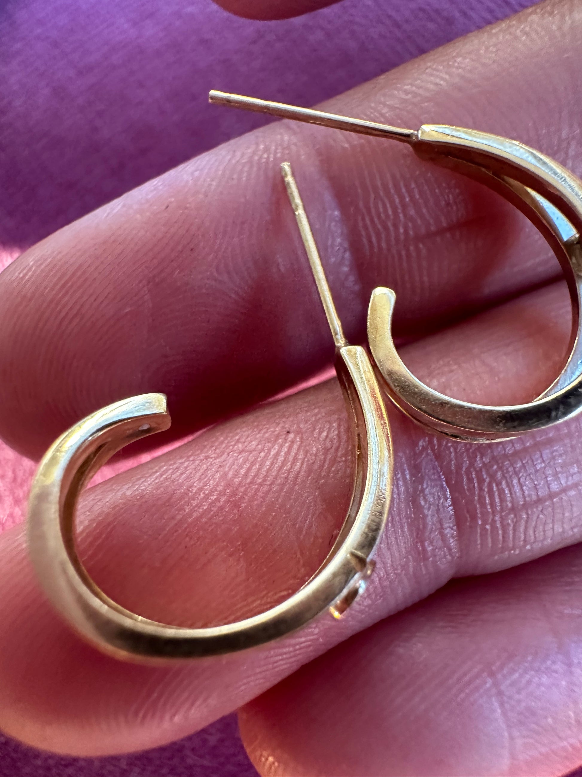 double J with bezel set diamond