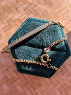 diamond bar bracelet