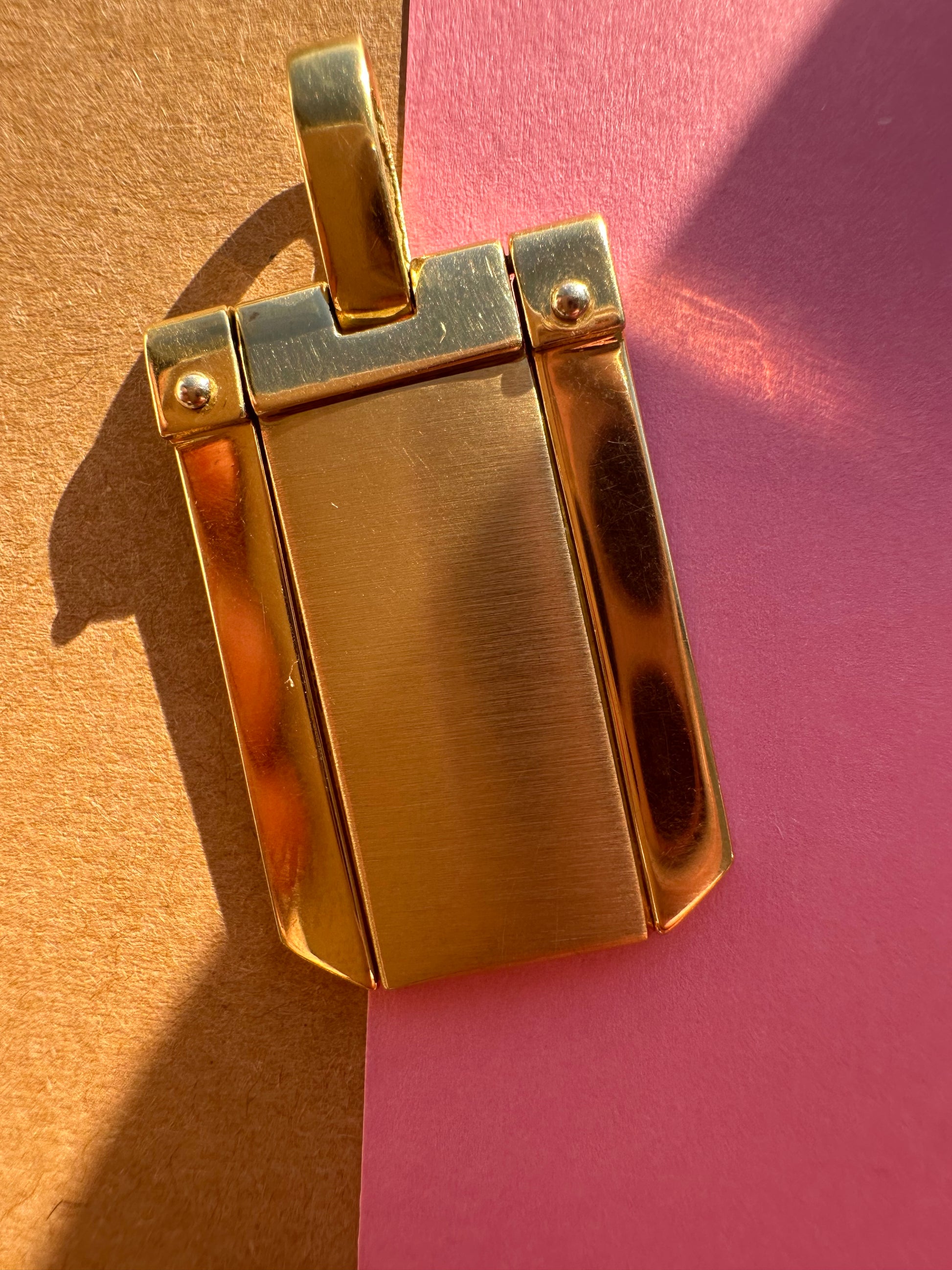 dog tag style ID locket