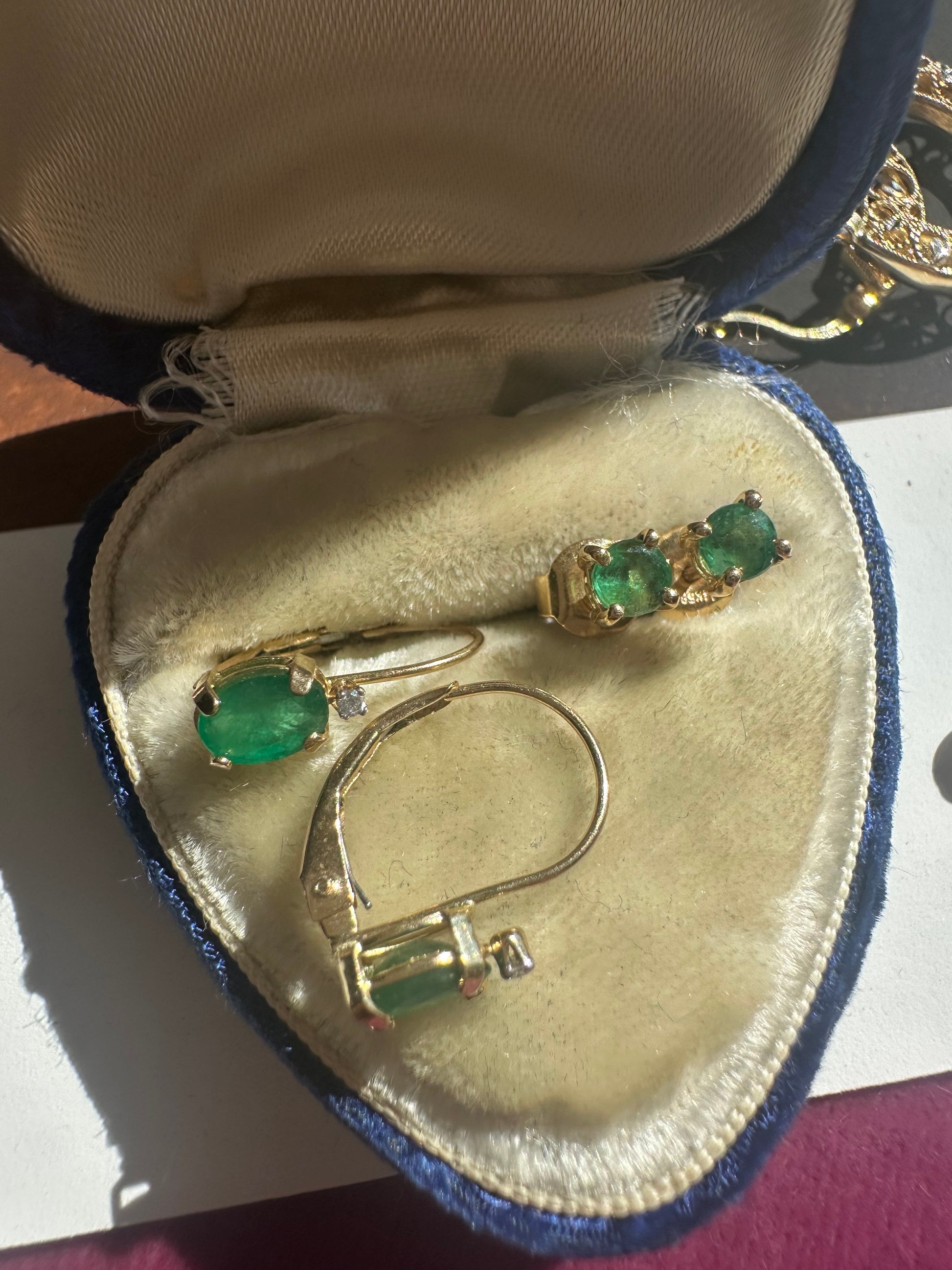 emerald earrings