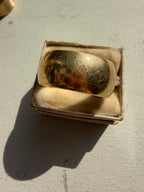 8.9mm wide gold band
