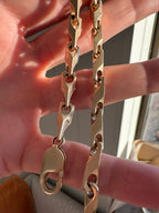chunky heshe link bracelet