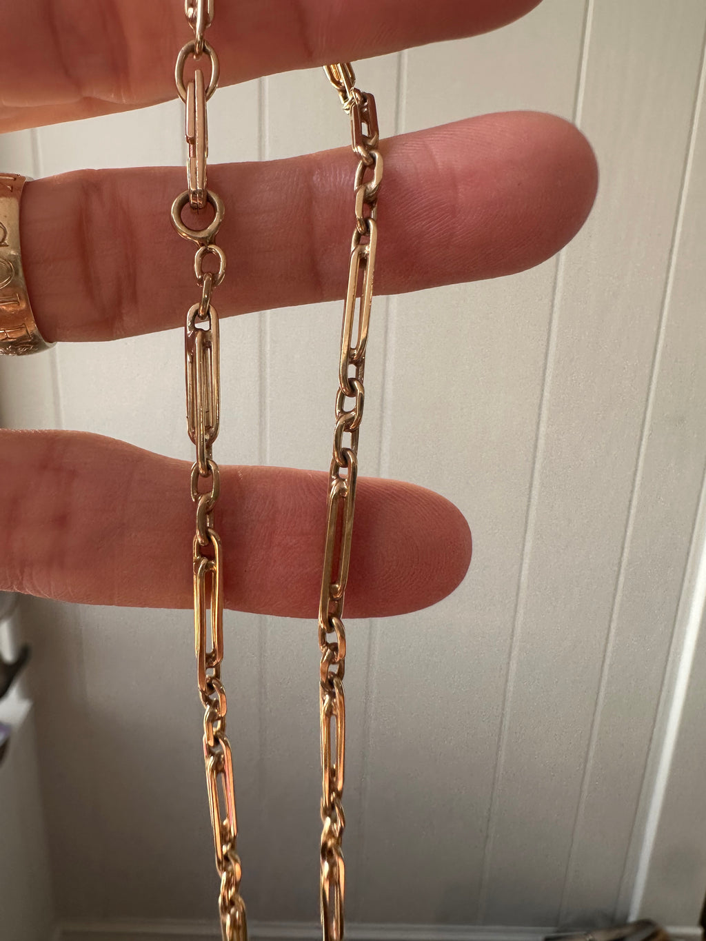 18" double trombone link chain